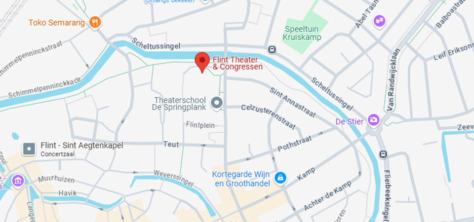 Kaart naar de Flint